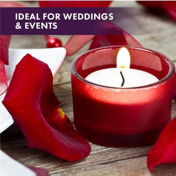 200pcs Unscented Tea Lights Candles Bulk White Smokeless Dripless & Long-Lasting - Picture 3 of 7